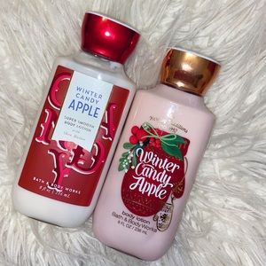 2 Winter Candy Apple Body Lotions